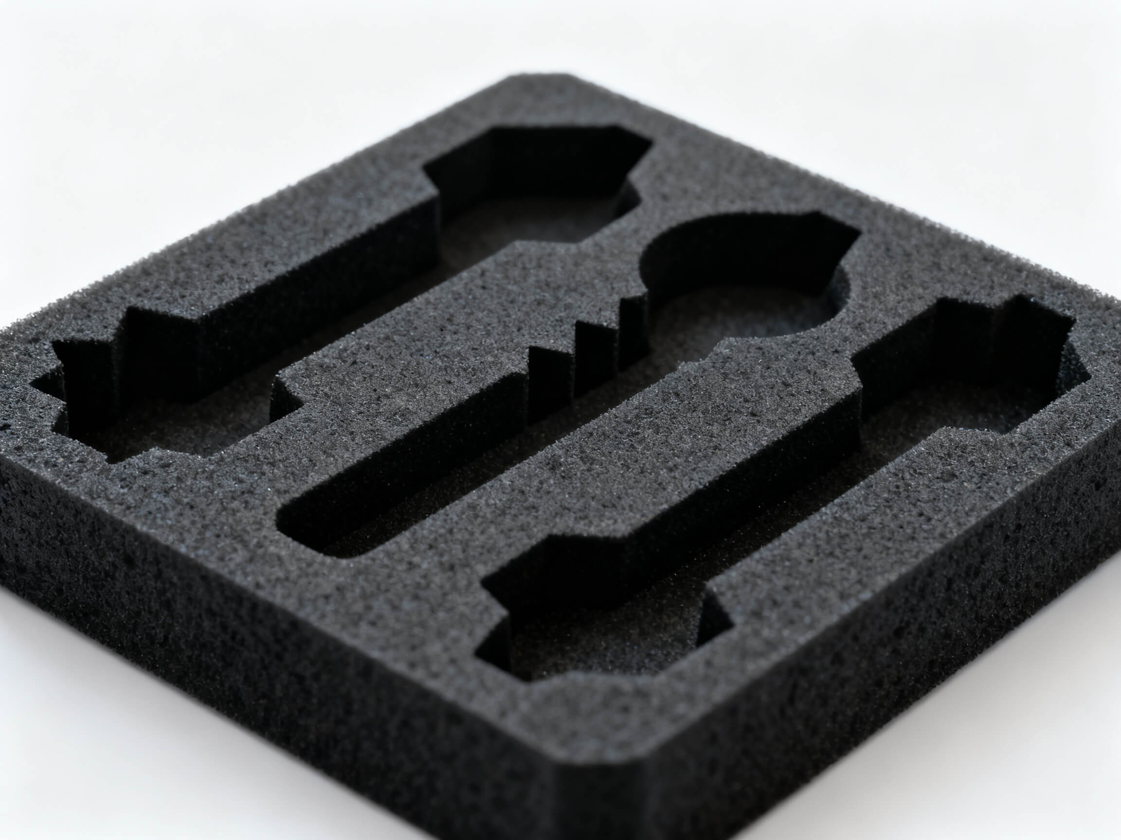 Packaging with EVA foam lined interior